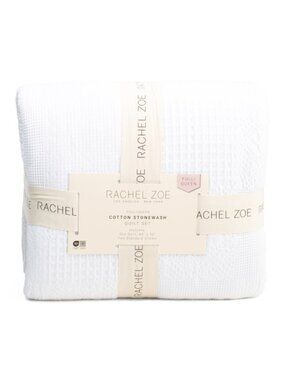 Rachel Zoe White Checkboard Cotton Quilt Set